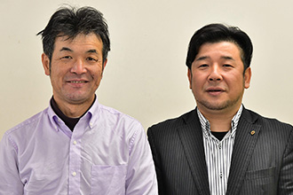 代表の中林政彦さん（左）と古川和幸さん