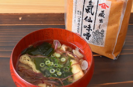 お味噌と醤油セット　秋明菊（しゅうめいぎく）