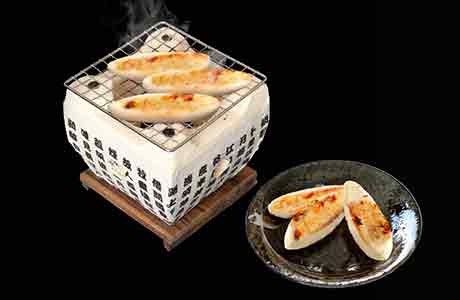 ミニ七輪付き焼き笹かまセット