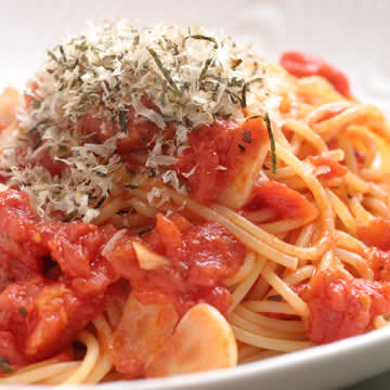パスタにも